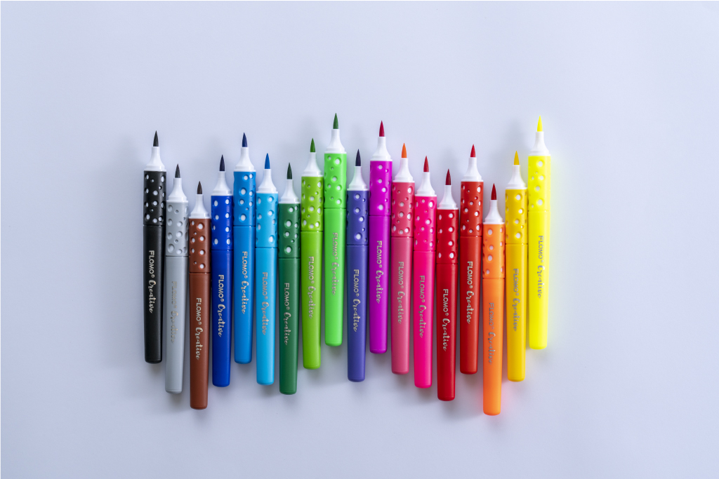 【FLOMO Creative 療癒彩繪系列】18色軟頭彩繪筆