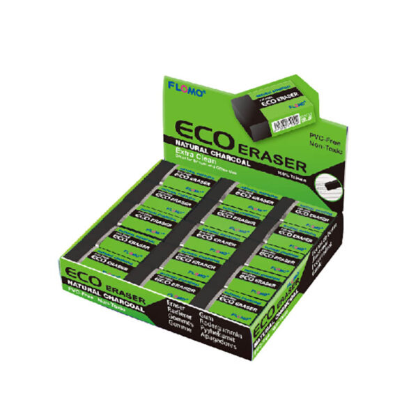 ER-TC102 Non-toxic charcoal eraser, Pack of 30