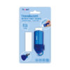 FF-R2101K2 Translucent Retractable Standard Eraser Set,1 pc and 1 Refill Eraser (Pink/Blue) - Image 2