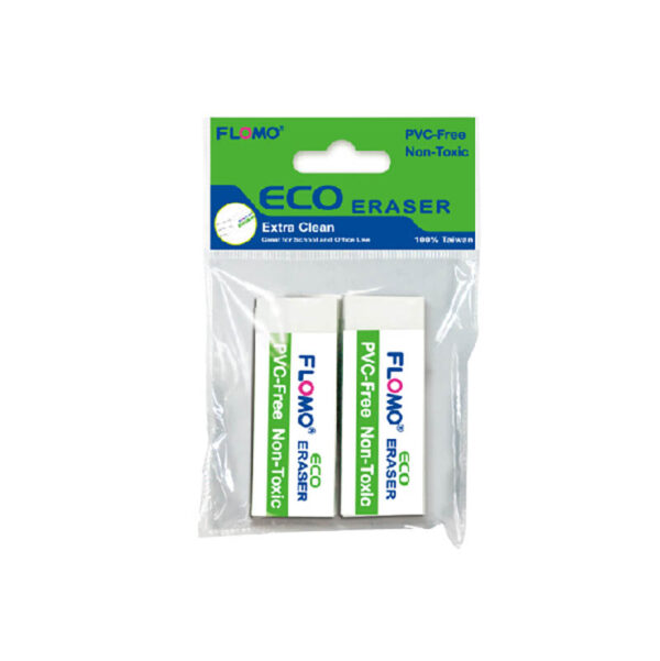 FH-TP20-2 Non-toxic standard eraser, 2 Erasers, Pack of 1